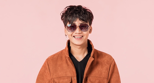 Image 8 of Grey Square Sunglasses for Men and Women from Tees By Fastrack Available at Fastrack Eyewear