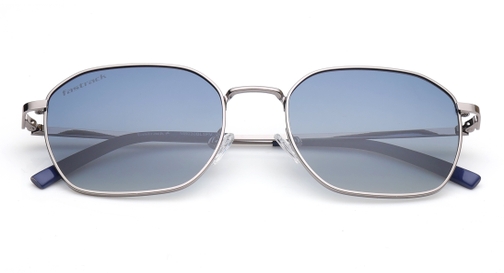 Image 6 of Blue Geometric Sunglasses for Men and Women from Fastrack Available at Fastrack Eyewear