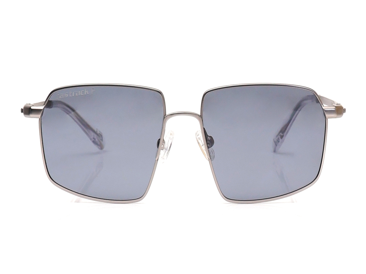 Grey Rectangle Sunglasses for Men available online at  display picture 1