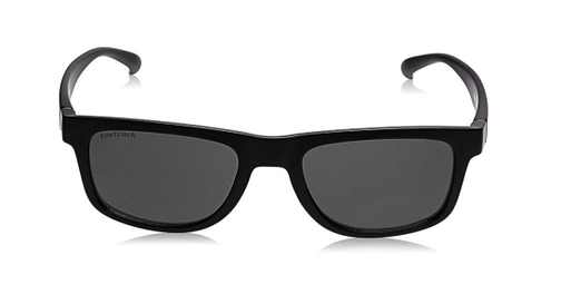 Image 2 of Black Square Sunglasses for Men from Fastrack Available at Fastrack Eyewear