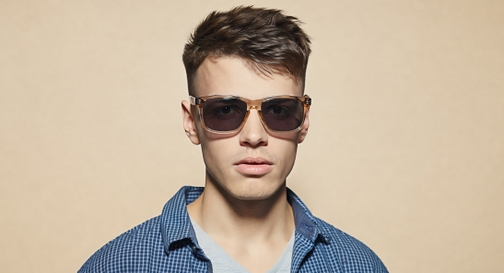 Image 8 of Black Wayfarer Sunglasses for Men and Women from Tees By Fastrack Available at Fastrack Eyewear