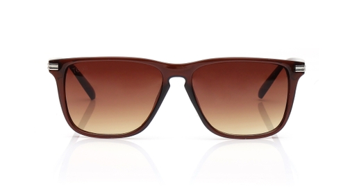 Image 1 of Brown Wayfarer Sunglasses for Men and Women from Tees By Fastrack Available at Fastrack Eyewear