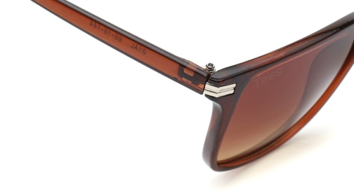 Image 6 of Brown Wayfarer Sunglasses for Men and Women from Tees By Fastrack Available at Fastrack Eyewear