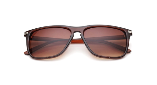 Image 3 of Brown Wayfarer Sunglasses for Men and Women from Tees By Fastrack Available at Fastrack Eyewear