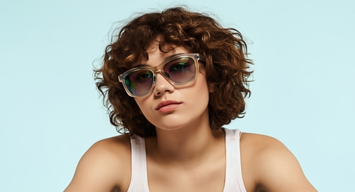 Image 9 of Black Wayfarer Sunglasses for Men and Women from Tees By Fastrack Available at Fastrack Eyewear