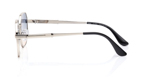 Image 7 of Blue and Pink Geometric Sunglasses for Men and Women from Tees By Fastrack Available at Fastrack Eyewear