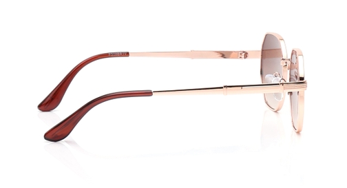 Image 7 of Brown Geometric Sunglasses for Men and Women from Tees By Fastrack Available at Fastrack Eyewear