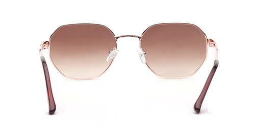 Image 5 of Brown Geometric Sunglasses for Men and Women from Tees By Fastrack Available at Fastrack Eyewear