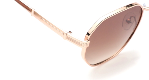 Image 4 of Brown Geometric Sunglasses for Men and Women from Tees By Fastrack Available at Fastrack Eyewear