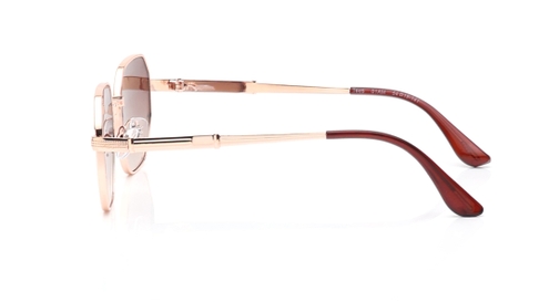 Image 8 of Brown Geometric Sunglasses for Men and Women from Tees By Fastrack Available at Fastrack Eyewear