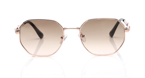 Image 2 of Brown and Pink Geometric Sunglasses for Men and Women from Tees By Fastrack Available at Fastrack Eyewear