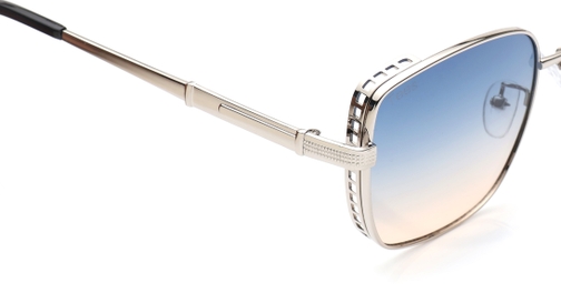 Image 6 of Blue and Pink Geometric Sunglasses for Men and Women from Tees By Fastrack Available at Fastrack Eyewear