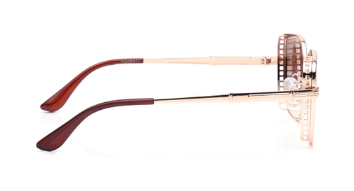 Image 7 of Brown Geometric Sunglasses for Men and Women from Tees By Fastrack Available at Fastrack Eyewear