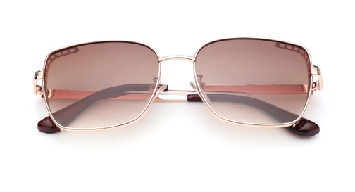 Image 4 of Brown Geometric Sunglasses for Men and Women from Tees By Fastrack Available at Fastrack Eyewear