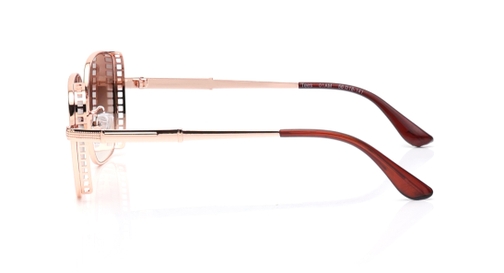 Image 8 of Brown Geometric Sunglasses for Men and Women from Tees By Fastrack Available at Fastrack Eyewear