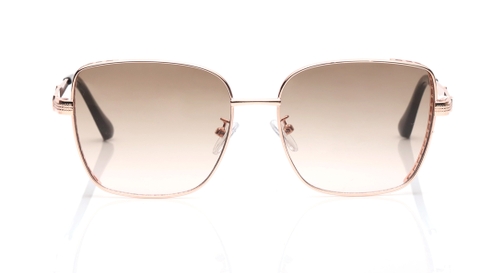 Image 2 of Brown and Pink Geometric Sunglasses for Men and Women from Tees By Fastrack Available at Fastrack Eyewear