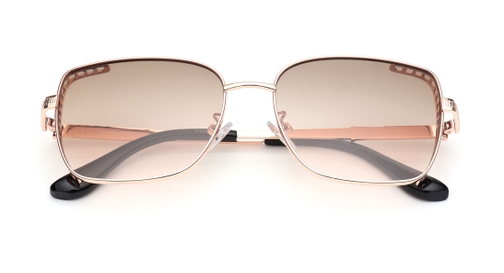 Image 7 of Brown and Pink Geometric Sunglasses for Men and Women from Tees By Fastrack Available at Fastrack Eyewear