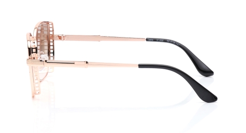 Image 8 of Brown and Pink Geometric Sunglasses for Men and Women from Tees By Fastrack Available at Fastrack Eyewear