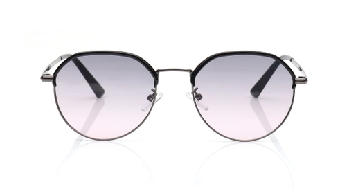 Image 1 of Purple Geometric Sunglasses for Men and Women from Tees By Fastrack Available at Fastrack Eyewear