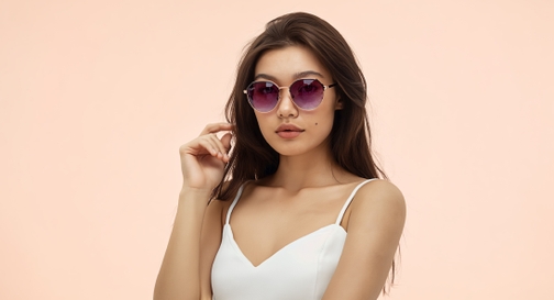 Image 10 of Grey Geometric Sunglasses for Men and Women from Tees By Fastrack Available at Fastrack Eyewear