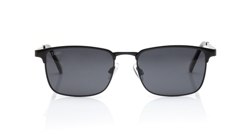 Image 1 of Black Wayfarer Sunglasses for Men and Women from Tees By Fastrack Available at Fastrack Eyewear