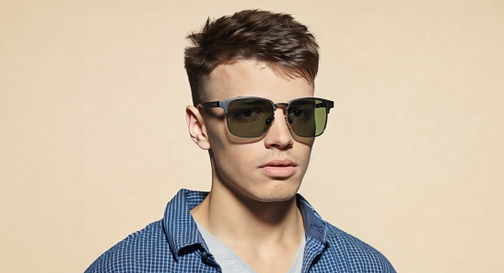 Image 9 of Green Wayfarer Sunglasses for Men and Women from Tees By Fastrack Available at Fastrack Eyewear