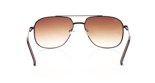 Image 4 of Brown Navigator Sunglasses for Men and Women from Tees By Fastrack Available at Fastrack Eyewear