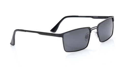 Image 3 of Black Rectangle Sunglasses for Men and Women from Tees By Fastrack Available at Fastrack Eyewear