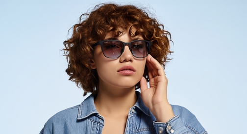 Image 10 of Black Wayfarer Sunglasses for Men and Women from Tees By Fastrack Available at Fastrack Eyewear