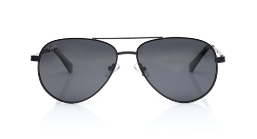 Image 1 of Black Aviator Sunglasses for Men and Women from Tees By Fastrack Available at Fastrack Eyewear