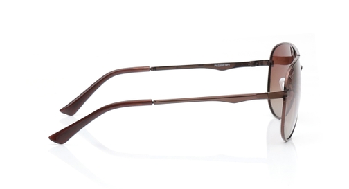 Image 6 of Brown Aviator Sunglasses for Men and Women from Tees By Fastrack Available at Fastrack Eyewear