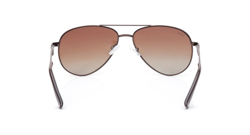 Image 5 of Brown Aviator Sunglasses for Men and Women from Tees By Fastrack Available at Fastrack Eyewear