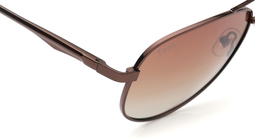 Image 7 of Brown Aviator Sunglasses for Men and Women from Tees By Fastrack Available at Fastrack Eyewear