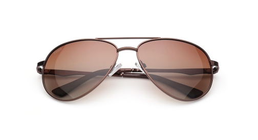 Image 4 of Brown Aviator Sunglasses for Men and Women from Tees By Fastrack Available at Fastrack Eyewear