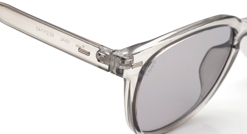 Image 6 of Grey Wayfarer Sunglasses for Men and Women from Tees By Fastrack Available at Fastrack Eyewear