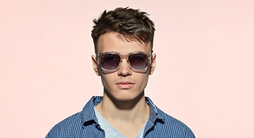 Image 9 of Grey Wayfarer Sunglasses for Men and Women from Tees By Fastrack Available at Fastrack Eyewear