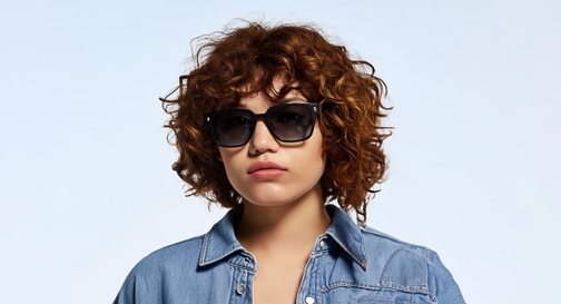 Image 9 of Grey Wayfarer Sunglasses for Men and Women from Tees By Fastrack Available at Fastrack Eyewear