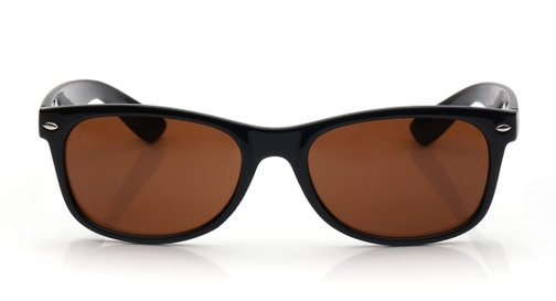 Image 2 of Brown Wayfarer Sunglasses for Men and Women from Tees By Fastrack Available at Fastrack Eyewear