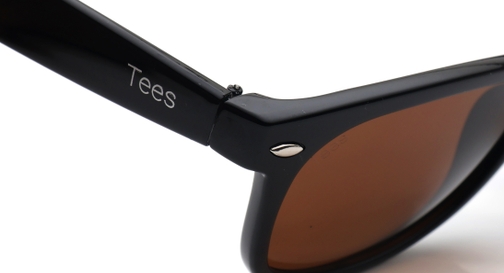 Image 6 of Brown Wayfarer Sunglasses for Men and Women from Tees By Fastrack Available at Fastrack Eyewear