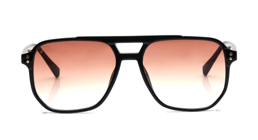 Image 2 of Brown Aviator Sunglasses for Men and Women from Tees By Fastrack Available at Fastrack Eyewear