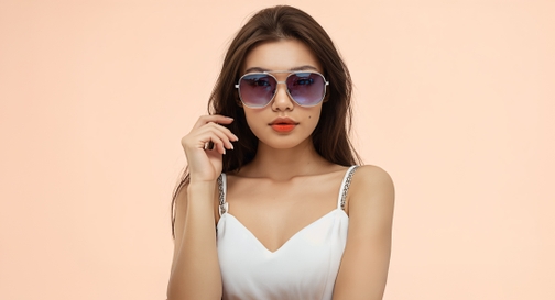 Image 14 of Brown Aviator Sunglasses for Men and Women from Tees By Fastrack Available at Fastrack Eyewear