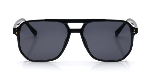Image 1 of Grey Aviator Sunglasses for Men and Women from Tees By Fastrack Available at Fastrack Eyewear