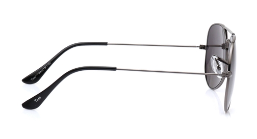 Image 4 of Black Aviator Sunglasses for Men from Tees By Fastrack Available at Fastrack Eyewear