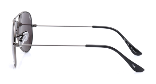 Image 1 of Black Aviator Sunglasses for Men from Tees By Fastrack Available at Fastrack Eyewear