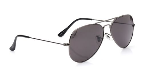 Image 3 of Black Aviator Sunglasses for Men from Tees By Fastrack Available at Fastrack Eyewear