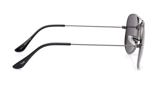 Image 4 of Black Aviator Sunglasses for Men from Tees By Fastrack Available at Fastrack Eyewear