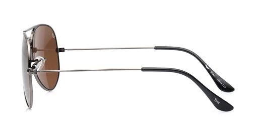 Image 1 of Brown Aviator Sunglasses for Men and Women from Tees By Fastrack Available at Fastrack Eyewear