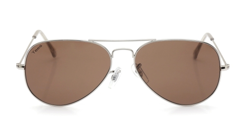 Image 2 of Brown Aviator Sunglasses for Men from Tees By Fastrack Available at Fastrack Eyewear