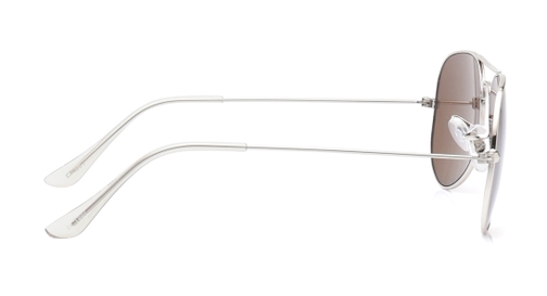 Image 4 of Brown Aviator Sunglasses for Men from Tees By Fastrack Available at Fastrack Eyewear