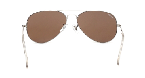 Image 5 of Brown Aviator Sunglasses for Men from Tees By Fastrack Available at Fastrack Eyewear